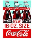 Coca cola 16 OZ imán metal