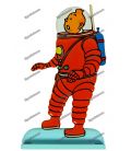 Figurina scuba piombo TINTIN esploratori sulla Luna