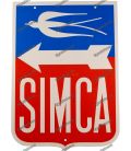 Frans SIMCA auto logo plaatwerk plaat
