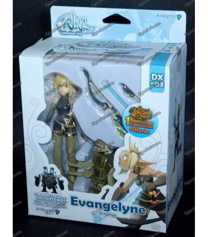WAKFU figurine articulée EVANGELYNE razortemps DOFUS Angelya en boite dx NEUVE 