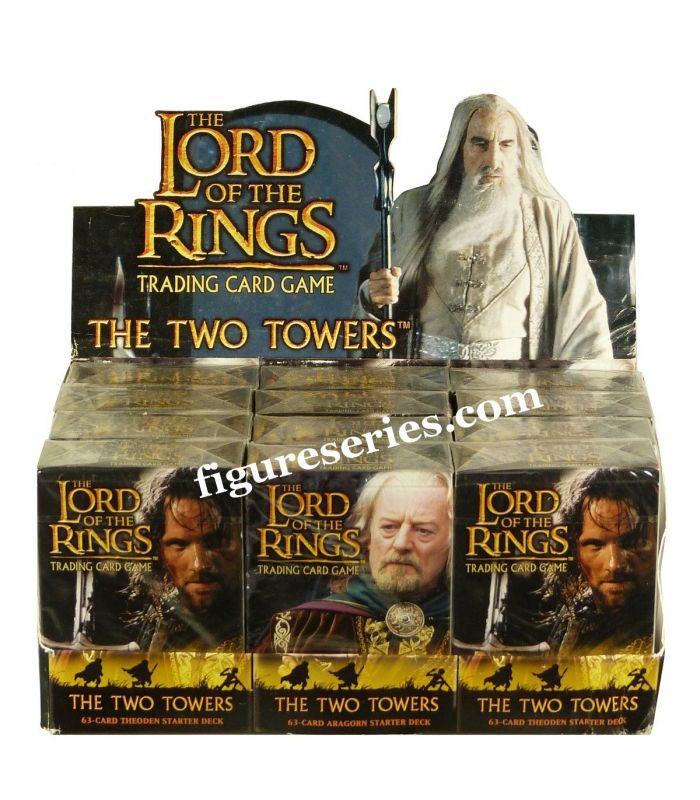 Lord of the Rings TCG Two Towers Booster Box/Starter Deck Lot Aragorn/Theoden 