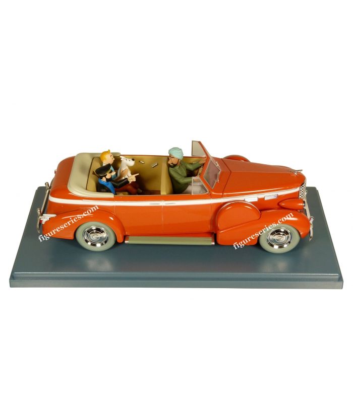 VOITURE Voiture TINTIN Taxi de New Delhi CADILLAC FLEETWOOD Echelle 1/24e NEUF 