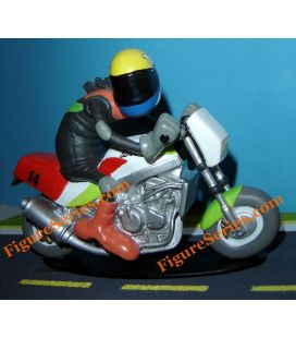 KAWASAKI 750 ZXR Stinger motorfiets beeldje hars Joe Bar Team